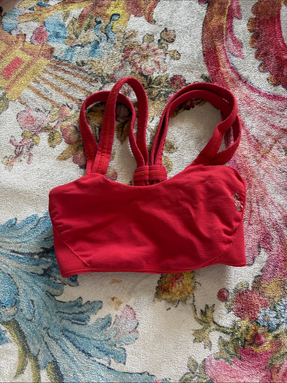 Red Women's Bralette Swim Top